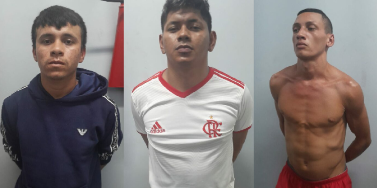 Trio que estava foragido é preso se ‘noi@nd0’ na Zona Norte de Manaus