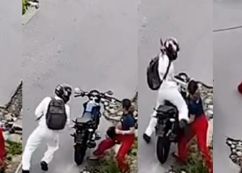 Vídeo: mulher enfrenta bandid0 e quase m0rre em Manaus