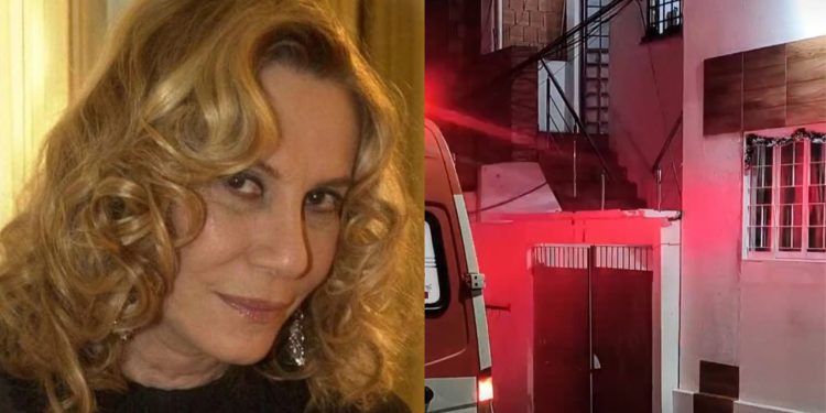 Moradora do Alvorada vira a 'Nazaré Tedesco' é joga a mulher da escada durante brig4