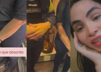 Sandy Brasil é proibida de ser atendida na Cachaçaria do Dedé do Manauara e chama a polícia; vídeo