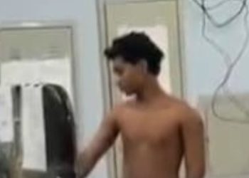 Policial é mordido após jovem reagir a abordagem em Manaus