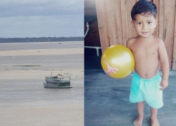 Canoa vira no Rio Solimões e menino de 3 anos acaba m0rrend0 af0gad0