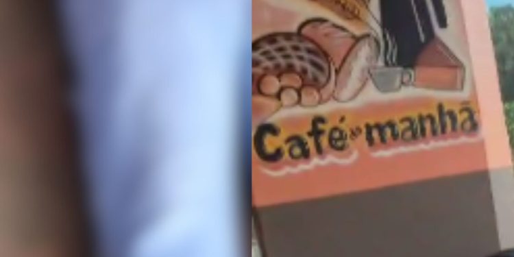 Vídeo: Pist0leir0 'pipoca' homem que tomava café da manhã no interior do Amazonas