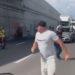 Vídeo: Dinheiro caído na pista para a avenida das Torres: 'não sei de onde saiu'