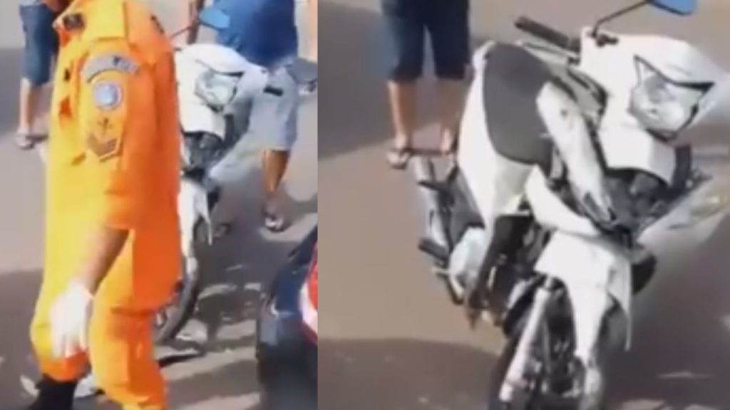 Jovens de 15 anos ficam feridos ao conduzirem moto sem capacete e baterem em carro no AM