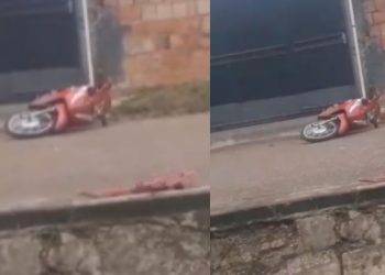 Em Manacapuru, motociclista m0rr3 ao tentar desviar de cachorro; vídeo