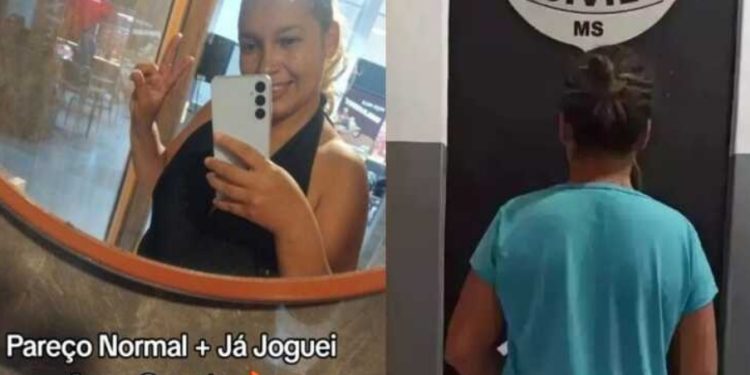 Namorada joga água quente na cara do namorado e debocha no Tik Tok: ‘pareço normal’