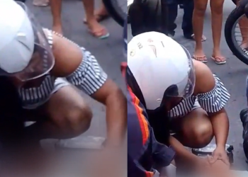 Vídeo: Garoto é atr0pelad0 na faixa de pedestre em Manaus e é socorrido aos gr1t0s
