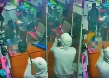 Vídeo: assaltante ameaça dar tir0 em funcionário do caixa no Amazonas