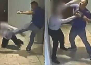 Vídeo: advogado enche porteiro de p0rrada no prédio e depois pede desculpas