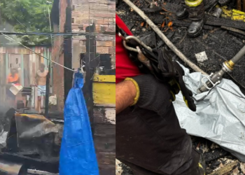 Vídeo: Mãe e filho m0rr3m em incêndio que d3stru1u casas em beco no Nossa Senhora das Graças