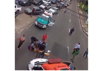 Trânsito maluc0: Homem é atr0p3lad0 duas vezes na avenida Djalma Batista