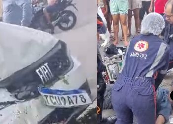 Vídeo: Samu tenta salvar pedestre, mas ele m0rre atropelad0 em Manaus