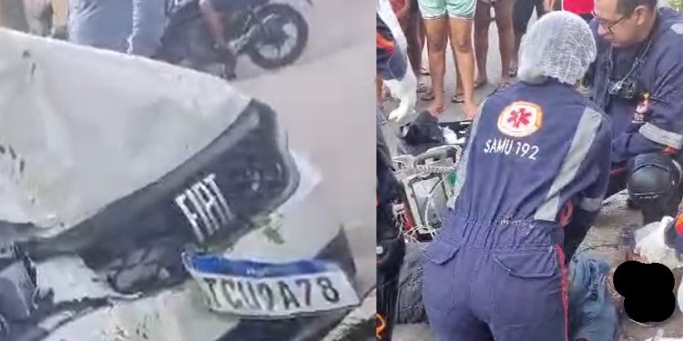 Vídeo: Samu tenta salvar pedestre, mas ele m0rre atropelad0 em Manaus
