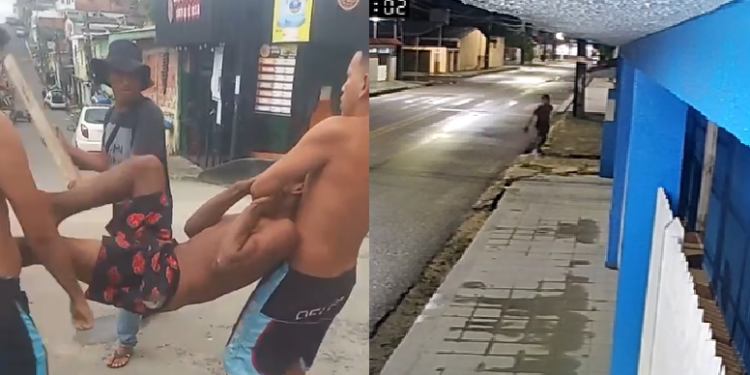 Ladrã0 que estava r0uband0 casas no Campos Elíseos é pego com tudo pela população; veja