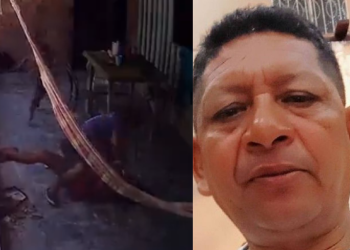 Vídeo: Filho pequeno pula nas costas do pai ao vê-lo e$faqueand0 a mãe no AM