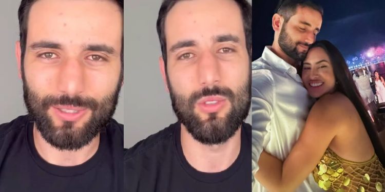 Vídeo: abalado, Matteus nega que Isabelle o trocou por político: ‘ninguém traiu ninguém’