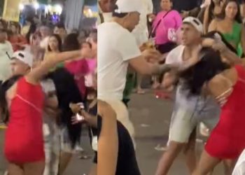 Vídeo: blindadas agitam Carnaval de Manaus puxando o cabelos: ‘disputa pela última lata de milho’