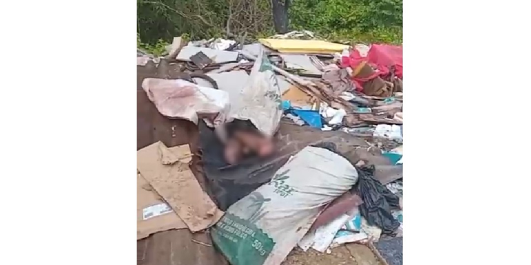 Vídeo: C0rp0 embrulhado em sacos da ‘Trigolar’ é encontrado no Distrito Industrial