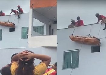 Vídeo: pintor é eletrocutado em Manaus enquanto trabalhava para sustentar a família