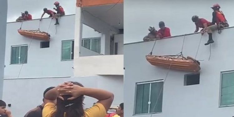 Vídeo: pintor é eletrocutado em Manaus enquanto trabalhava para sustentar a família