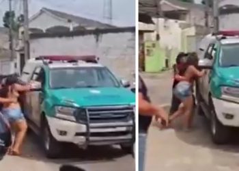 Vídeo: mulher pede para dormir na casa do ex-namorado em Manaus e quebra tudo ao acordar 