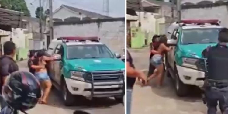 Vídeo: mulher pede para dormir na casa do ex-namorado em Manaus e quebra tudo ao acordar 