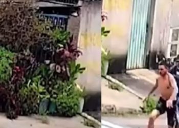 Vídeo mostra assassin0 correndo e matand0 homem de quem emprestou dinheiro e não quis pagar