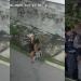 Vídeo mostra idoso dando t3s0uradas em suspeita de furt0 no bairro Petrópolis; veja
