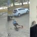 Vídeo mostra lutador levando tir0 nas costas, cambaleando e caindo m0rto na rua