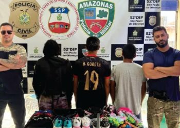 Polícia prende arr0mbadores de comércios após mais um crime no interior do Amazonas