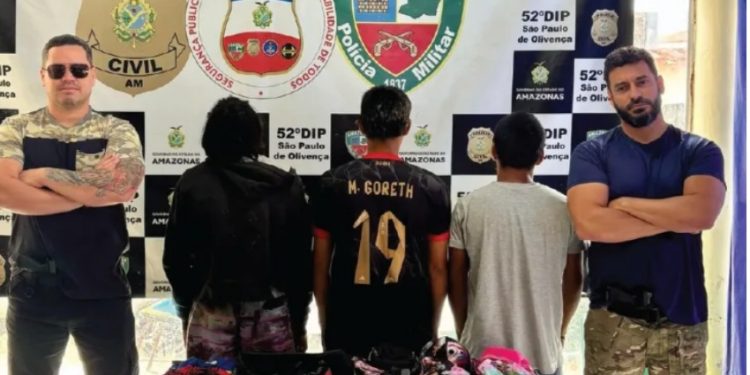Polícia prende arr0mbadores de comércios após mais um crime no interior do Amazonas