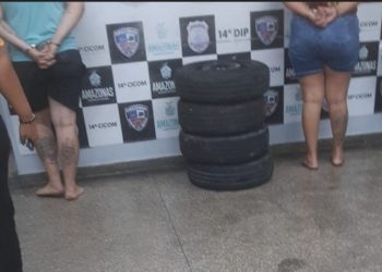 Em família: Pai e filha são pr3s0s por r0ubo de rodas de carro em estacionamento do João Lúcio