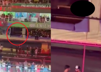 Vídeo: ‘Cabeça branca’ fica conhecido como ‘Br0xa da Sapucaí’ após falhar com novinha no camarote