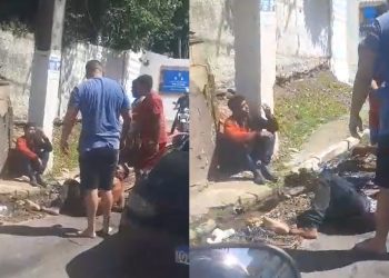 Vídeo: acolhidos em Manaus, venezuelanos vão r0ubar moto e acabam surrad0s