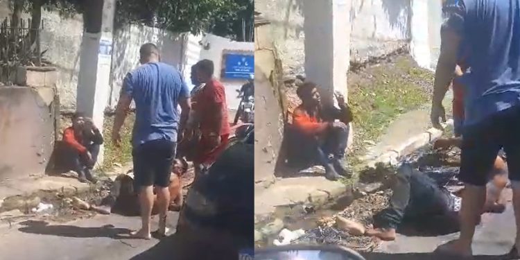 Vídeo: acolhidos em Manaus, venezuelanos vão r0ubar moto e acabam surrad0s
