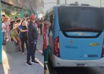 Vídeo: Grávida vive momento de terr0r durante assalt0 na linha 652 e passa mal