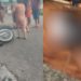 Vídeo mostra ac!dente que deixou motociclista e garupa ferid0s no Amazonas
