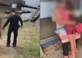 Vídeo: Menina de 5 anos é resgata após ser levada à força pelo próprio pai no interior do Amazonas