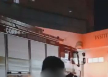 Princípio de incêndio no Icam causa pânico e menino é retirado às pressas com o braço quebrado