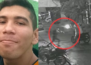 Câmera registrou jovem sendo m0rt0 durante assalt0 no Canaranas; ele reagiu - VÍDEO