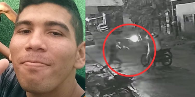 Câmera registrou jovem sendo m0rt0 durante assalt0 no Canaranas; ele reagiu - VÍDEO