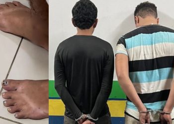 Manicure feita para o cr1me: Assalt4nte é preso com as unhas do pé pintadas em Manaus