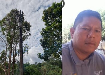 Durante reparo, funcionário terceirizado da Amazonas Energia m0rr3 após sofrer descarga elétrica