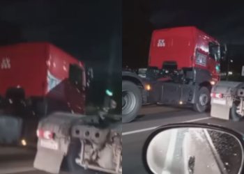 Vídeo mostra 'cavalinhos' em alta velocidade disputando corrida na avenida das Torres