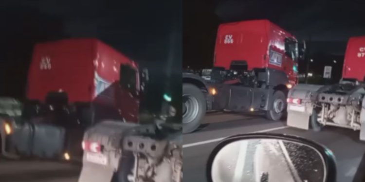 Vídeo mostra 'cavalinhos' em alta velocidade disputando corrida na avenida das Torres