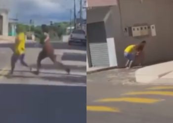 Idoso dá calote em travesti do job e é perseguido no interior do Amazonas; VÍDEO