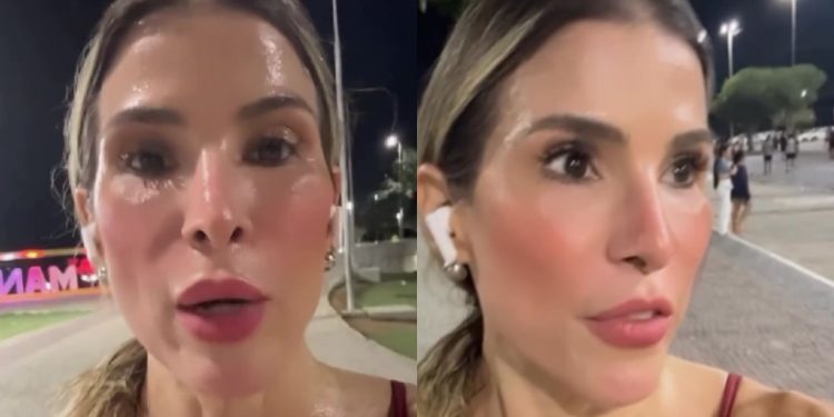 Vídeo: Ex-BBB critica faixa liberada da Ponta Negra após presenciar 'situações de risco'