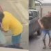 População revoltada pega idoso pelo pescoço após câmera mostrá-lo beijando garotinha em Manaus