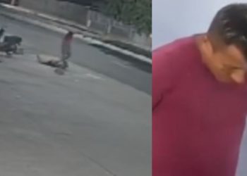 Câmera de posto gravou momento que homem tenta mat4r rival a tir0s em Manacapuru; VEJA